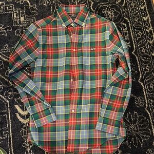 NWOT Vineyard Vines Casual Flannel Button Down Shirt - Slim Fit Tucker sz small